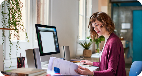 business admin worker